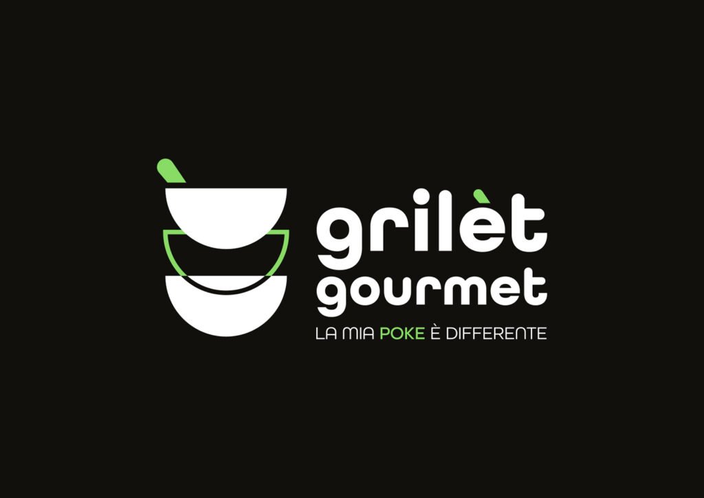 Ermanno Benna brand identity Grilet Gourmet