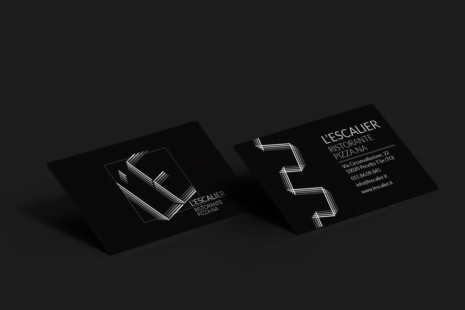 Ermanno-Benna-logo-design-Escalier_biglietti-visita